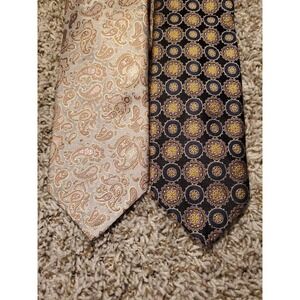 Robert Talbot Best of Class Men's Silk Necktie USA Lot of 2